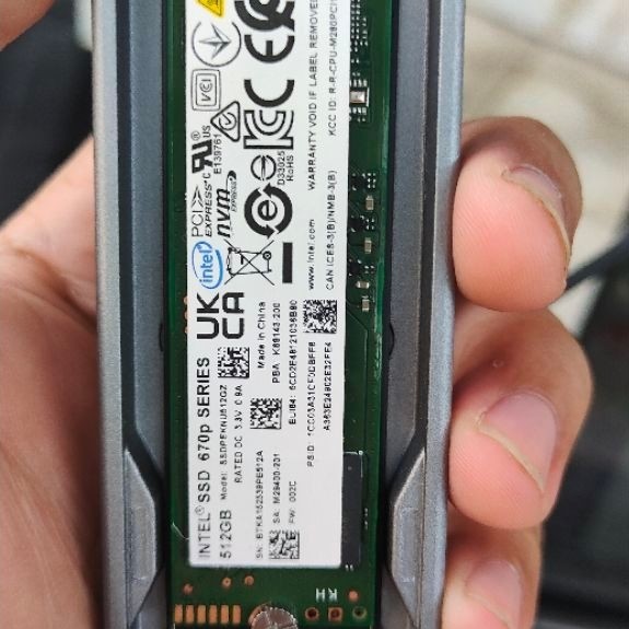 ssd 512gb intel 670p nvme gen 3