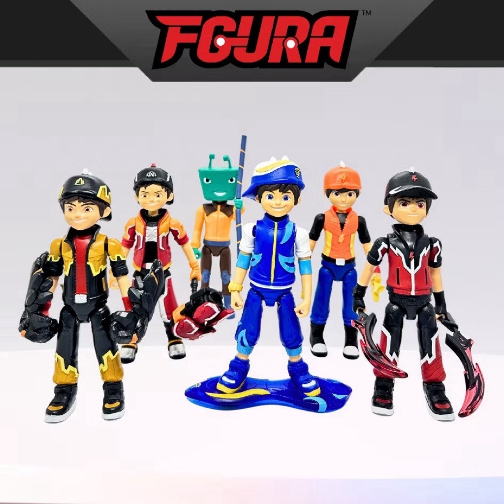 [PRE-ORDER] BOBOIBOY FGURA NOVA CYCLONE Gentar Blizzard Frostfire Thunderstorm Earthquake Adu Du Ser
