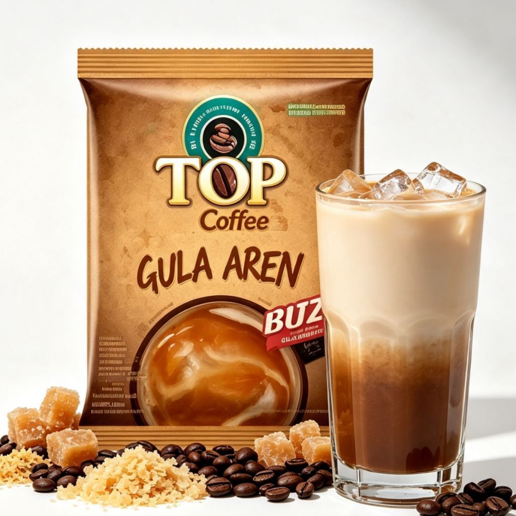 Top coffee gula aren Kopi gula aren Kopi sachet Top kopi Kopi top