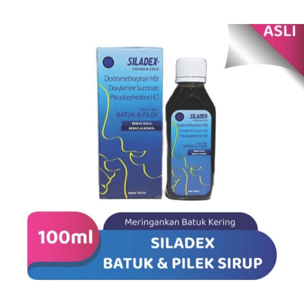 SILADEX COUGH COLD BIRU SIRUP 100 ML