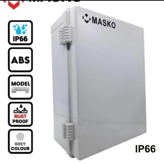 NEW Box Panel Durabox Putih 20x30x17, 30x40x17,40x50x17 Body Plastik ABS Masko