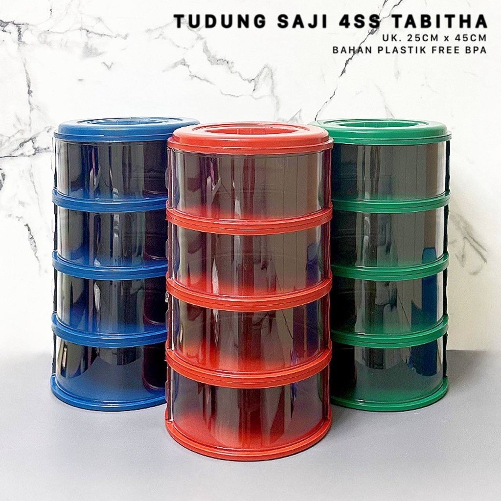 TUDUNG SAJI 4 SUSUN / RAK LAUK SUSUN 4