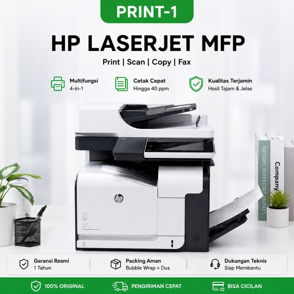 Hp laserjet enterprise 500 MFP M575 second berkualitas