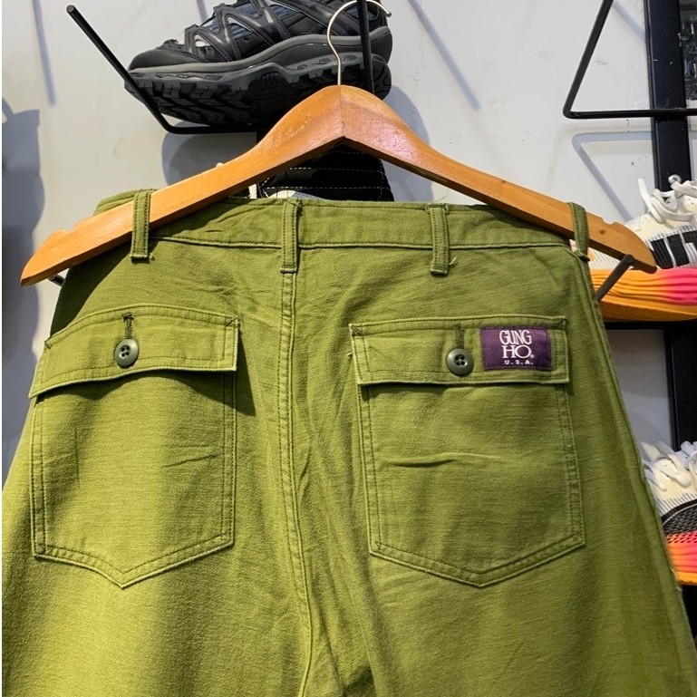 GUNG HO U.S.A. Fatigue 4 Pocket Pants og 107 og 507 m65 fieldjacket buzzrickson
