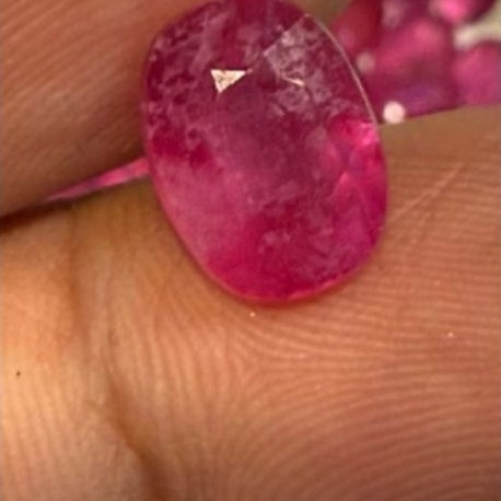 batu permata natural ruby mozambique kode 526