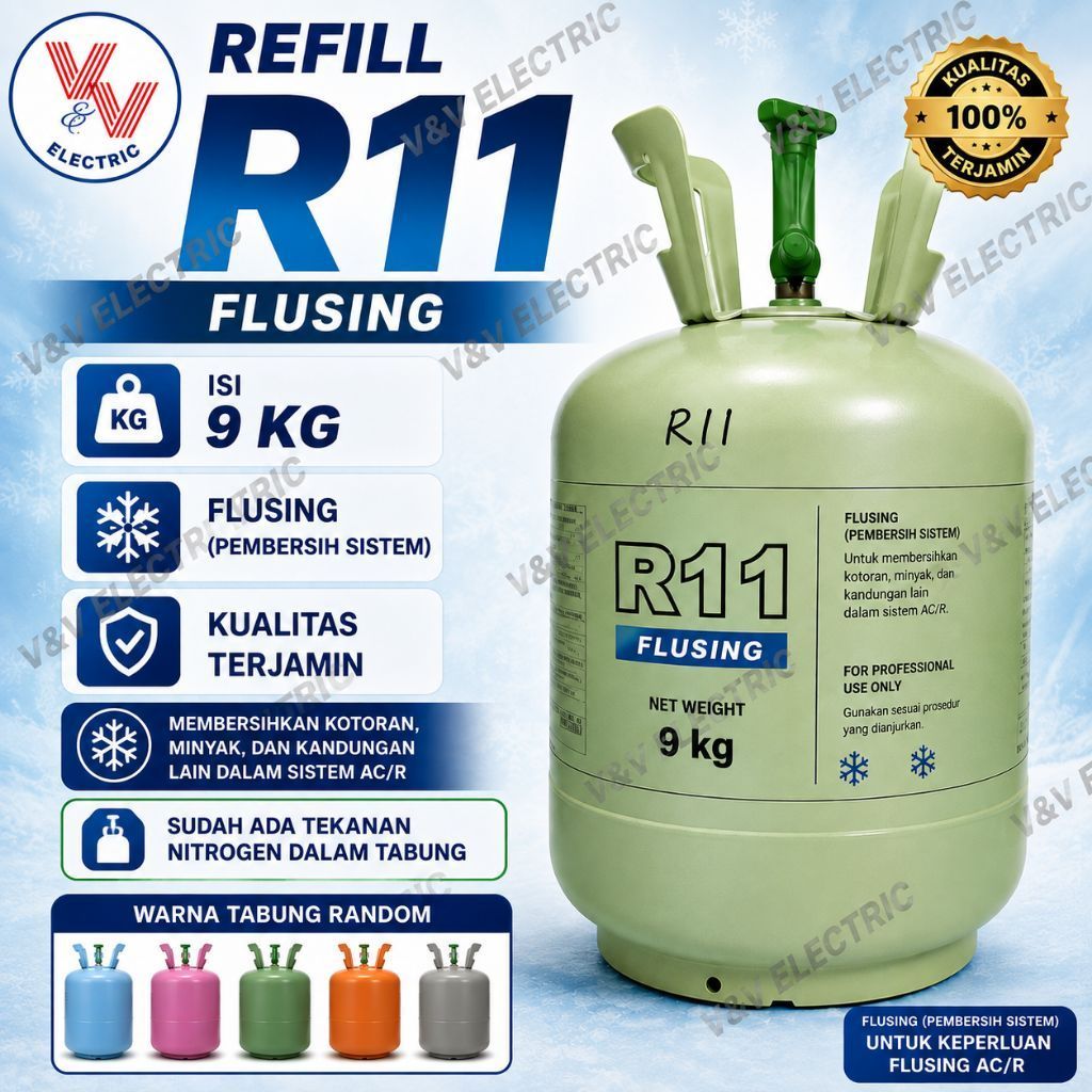 refill R11 isi 9 kg flushing