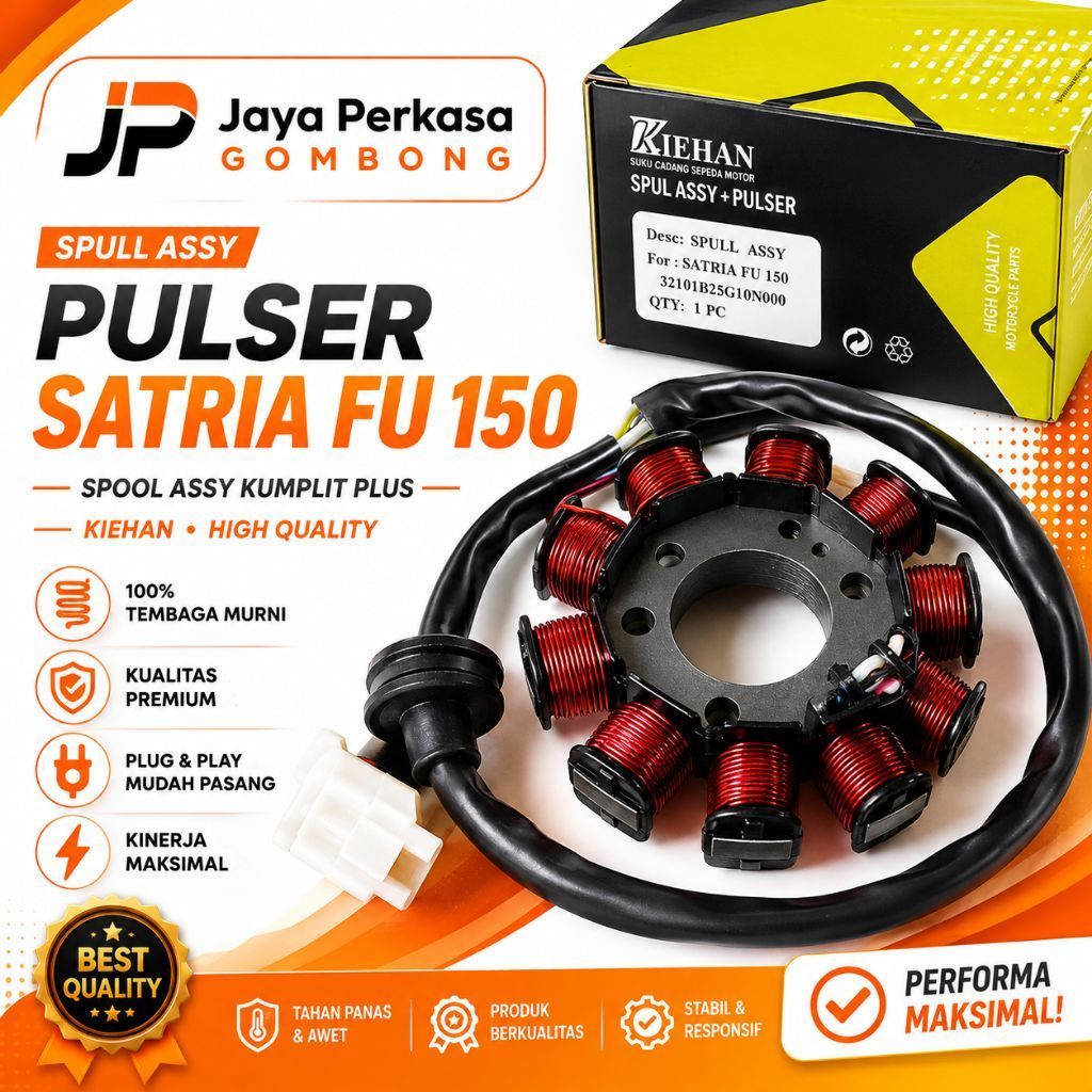 SPULL ASSY PULSER SATRIA FU 150 SPOOL ASSY KUMPLIT PLUS PULSER SATRIA FU 150 KIEHAN