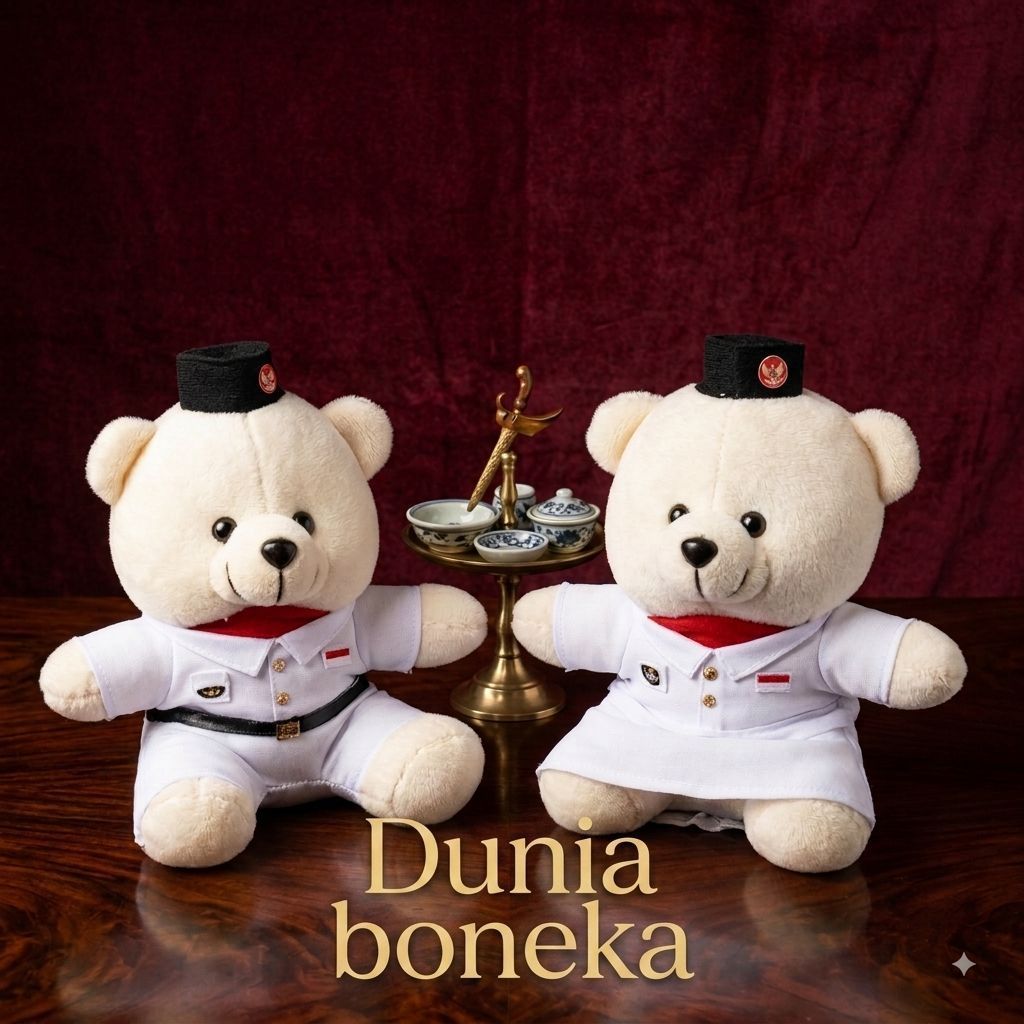 BONEKA PASKIBRA TINGGI 15  CM