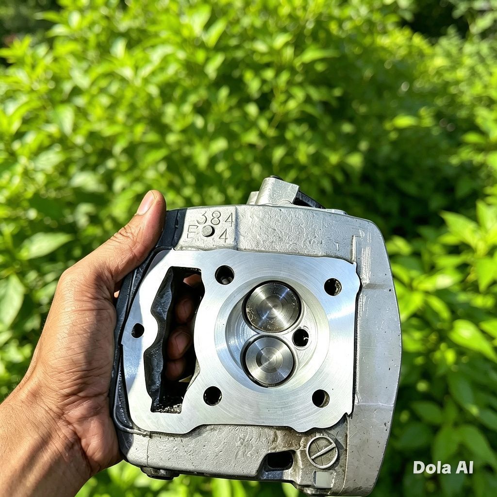 silinder kop gl 100, cb100 klep tiger