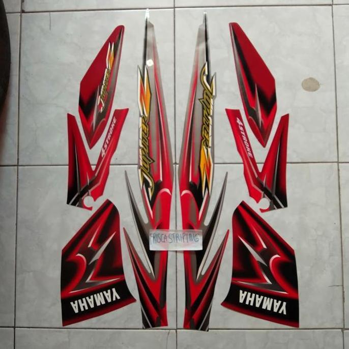 STRIPING JUPITER Z 2006 SILVER MERAH READY
