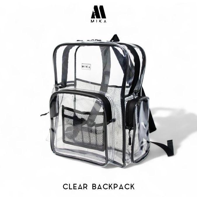 Danianur_saks - BACKPACK TRANSPARAN / TAS RANSEL BENING / TAS LAPTOP / TAS SERUT BESAR / TAS SEKOLAH