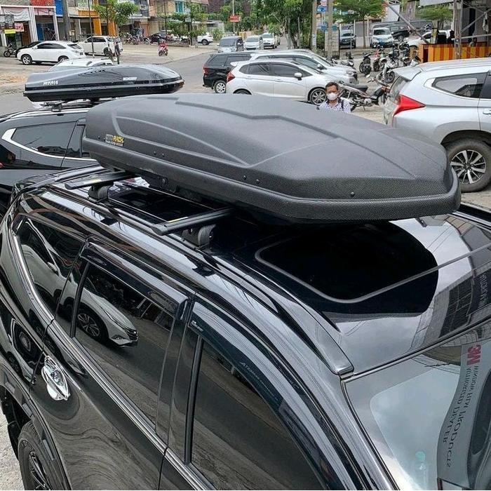 ROOF RACK / CROSSBAR OTORACK PREMIUM ALL NEW PAJERO SPORT - BLACK / SILVER - DUDUKAN RAK ATAS MOBIL 