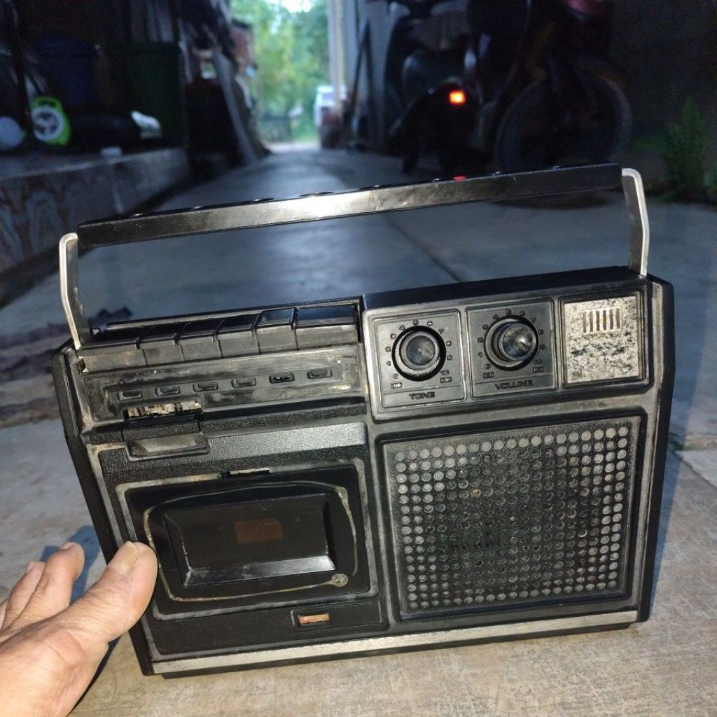 Tipe Kaset Recorder Sanyo M2523 Antik  Jadul Mempesona Kenangan masalalu.