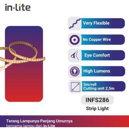 HARGA DISC - INLITE Lampu Led Strip  INFS286 / LED Strip / Lampu Hias / Lampu Inlite