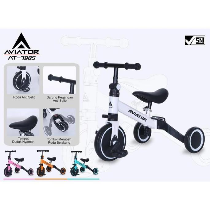 AVIATOR 3 IN 1 BALANCE BIKE 7905 AT-7905