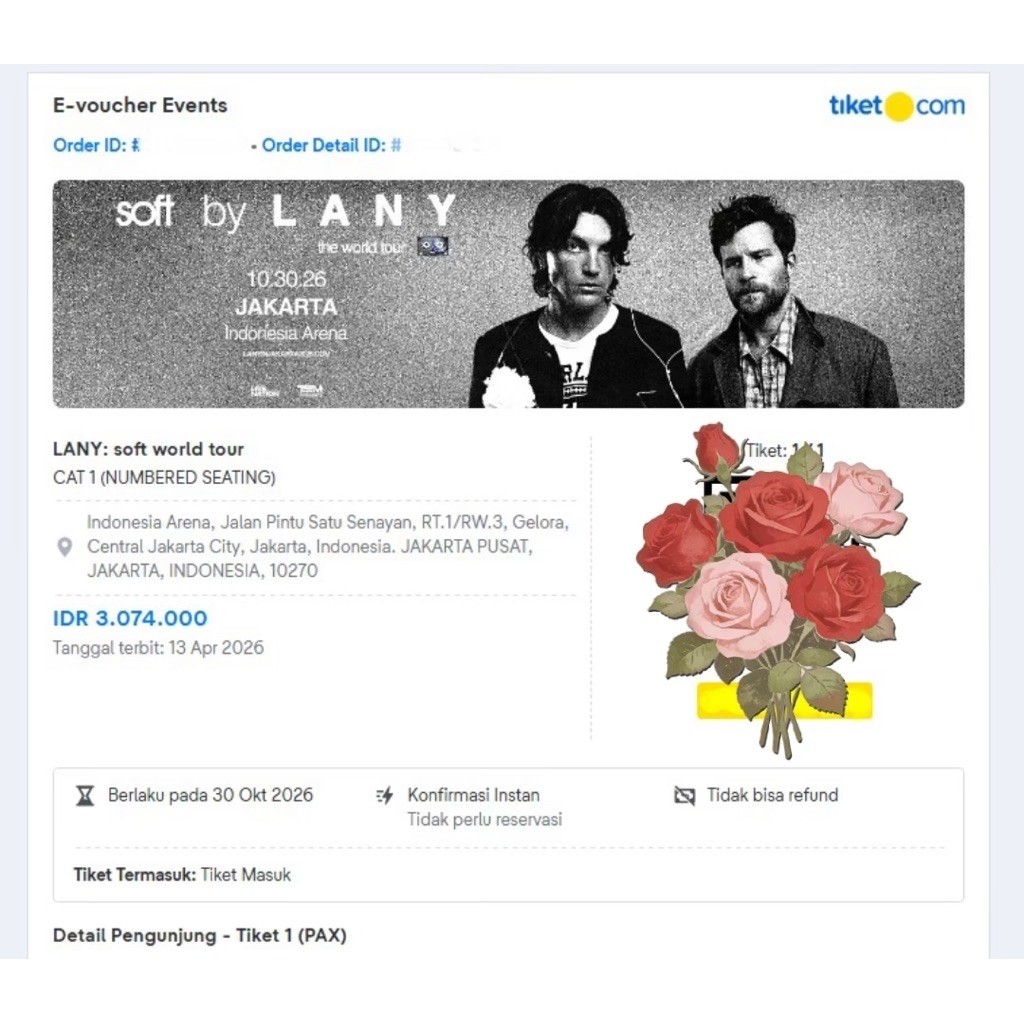 TICKET KONSER LANY