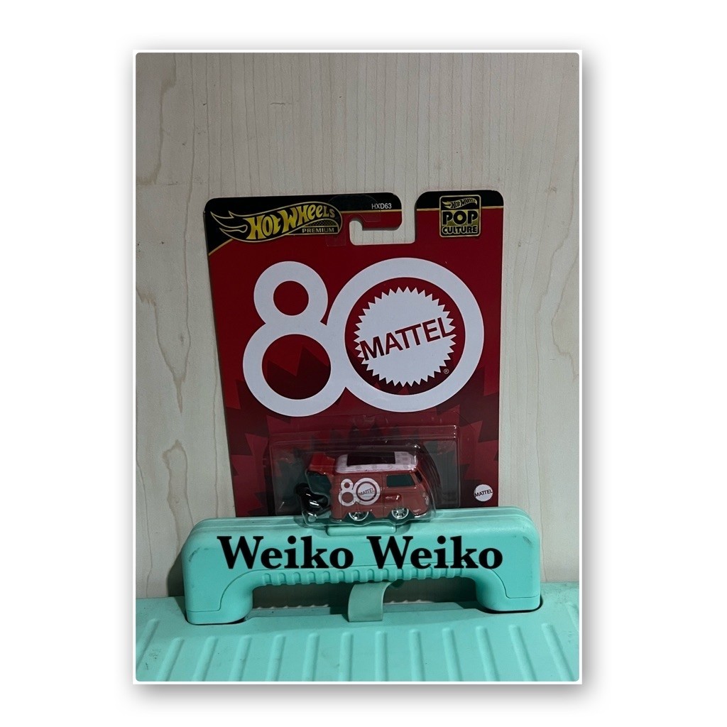 Hotwheels premium 80 mattel kool kombi red