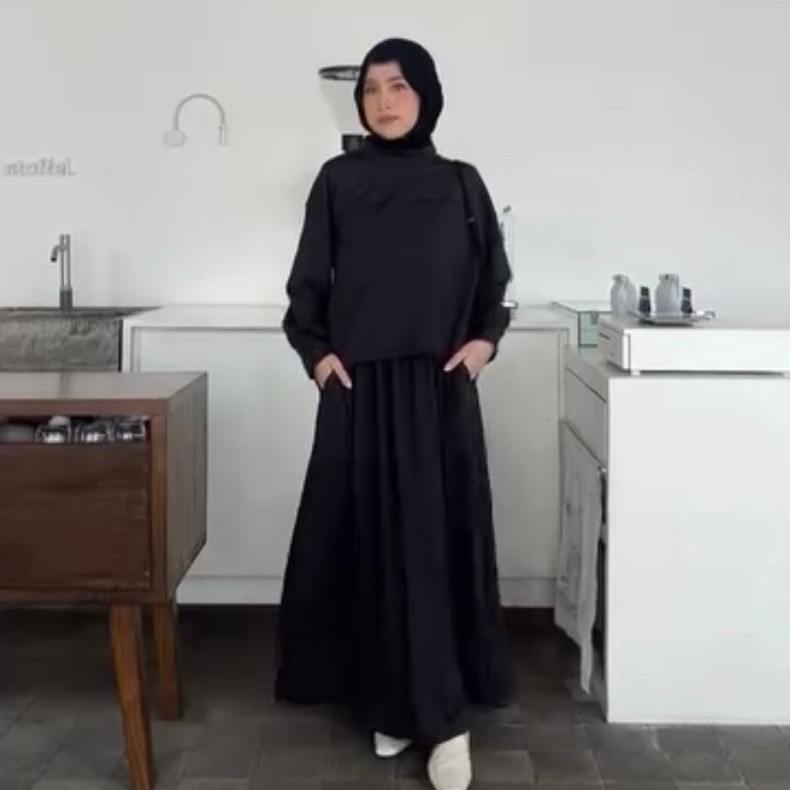 FAYE SET black - COTTONTREND PEKANBARU