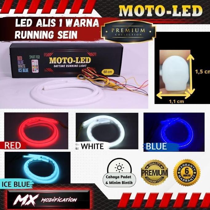 Promo LED ALIS Motoled 60 cm Sein Running   Lampu Motorcycle Diskon