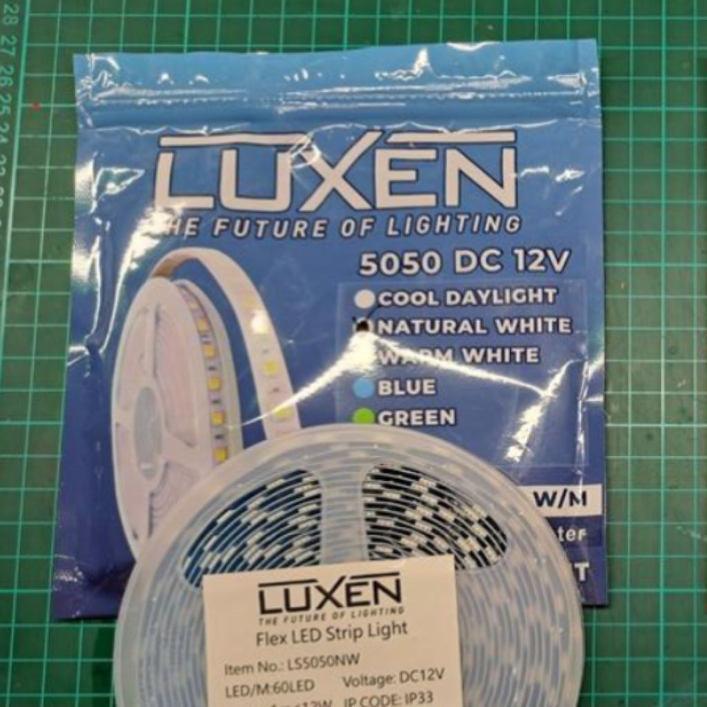 (GRATIS COLOKANNYA) Edisi Bikin Plafon Rumah Makin Estetik LUXEN LED Strip Light 60 LED/Mata