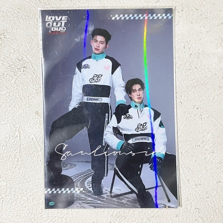 Poscard lol gmmtv official pondphuwin minpos lol / magnet permpoon / posca holder pondphuwin