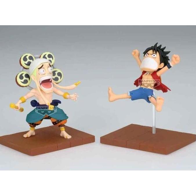89838 - One Piece WCF Log Monkey D Luffy & Enel Action Figure