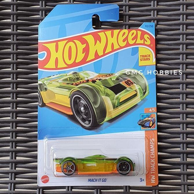 F23 Mach It Go HW Track Champs Hotwheels Hot Wheels Diecast Mobil