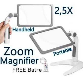 Magnifier Loop, Kaca Pembesar, Zoom Objek, Portable Magnifier Handheld, Led Magnifier Loop