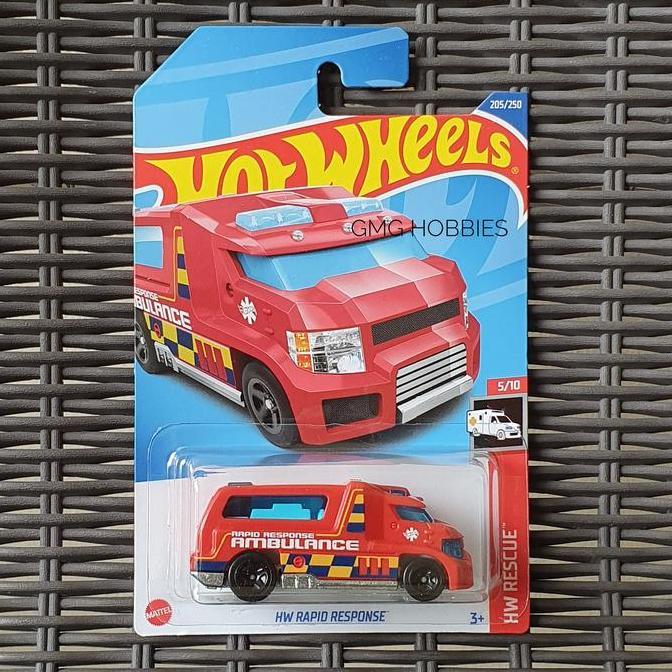 L22 HW RAPID RESPONSE HW RESCUE HOTWHEELS HOT WHEELS DIECAST MOBIL