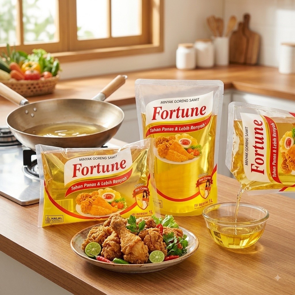 Fortune Minyak Goreng Sawit 1L 1 Dus
