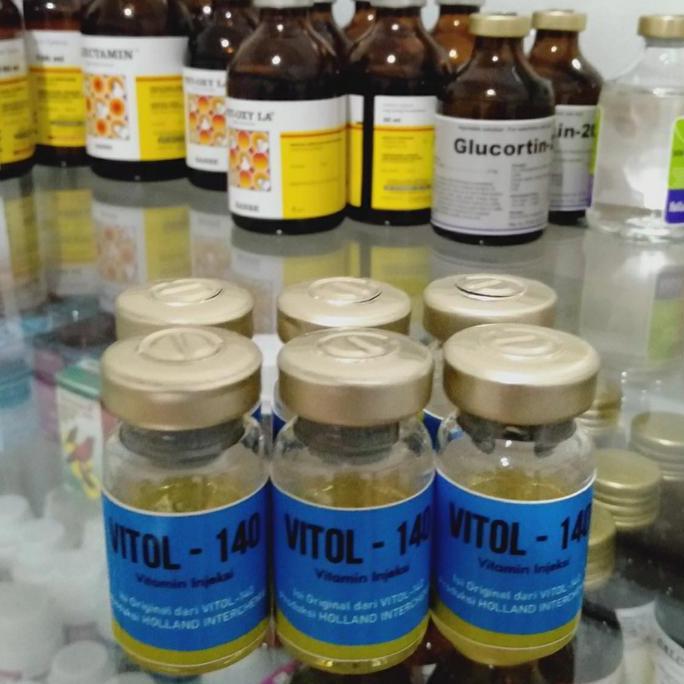 Vitol 140 obat pemacu birahi hewan jantan & betina sapi kambing babi.