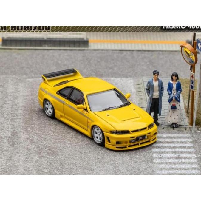 Focal Horizon FH 1/64 Skyline GT-R R33, Nismo 400R Yellow Diecast