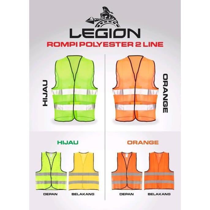 Rompi Proyek Safety Vest Rompi Pengaman Merk Legion