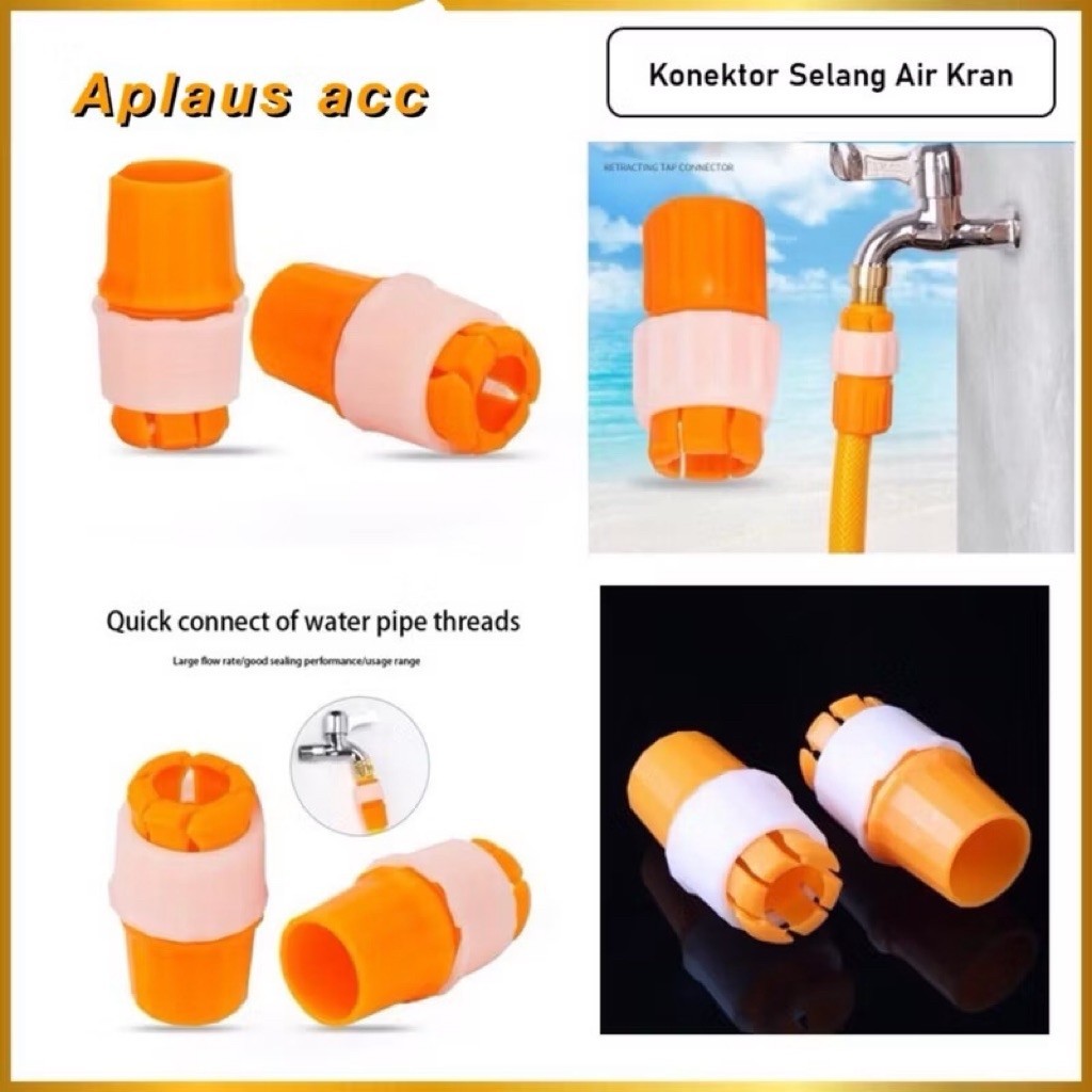 (GROSIRAN) Konektor Selang Kran Air Alat Sambungan Kran Air Flexible Adaptor Kran Air