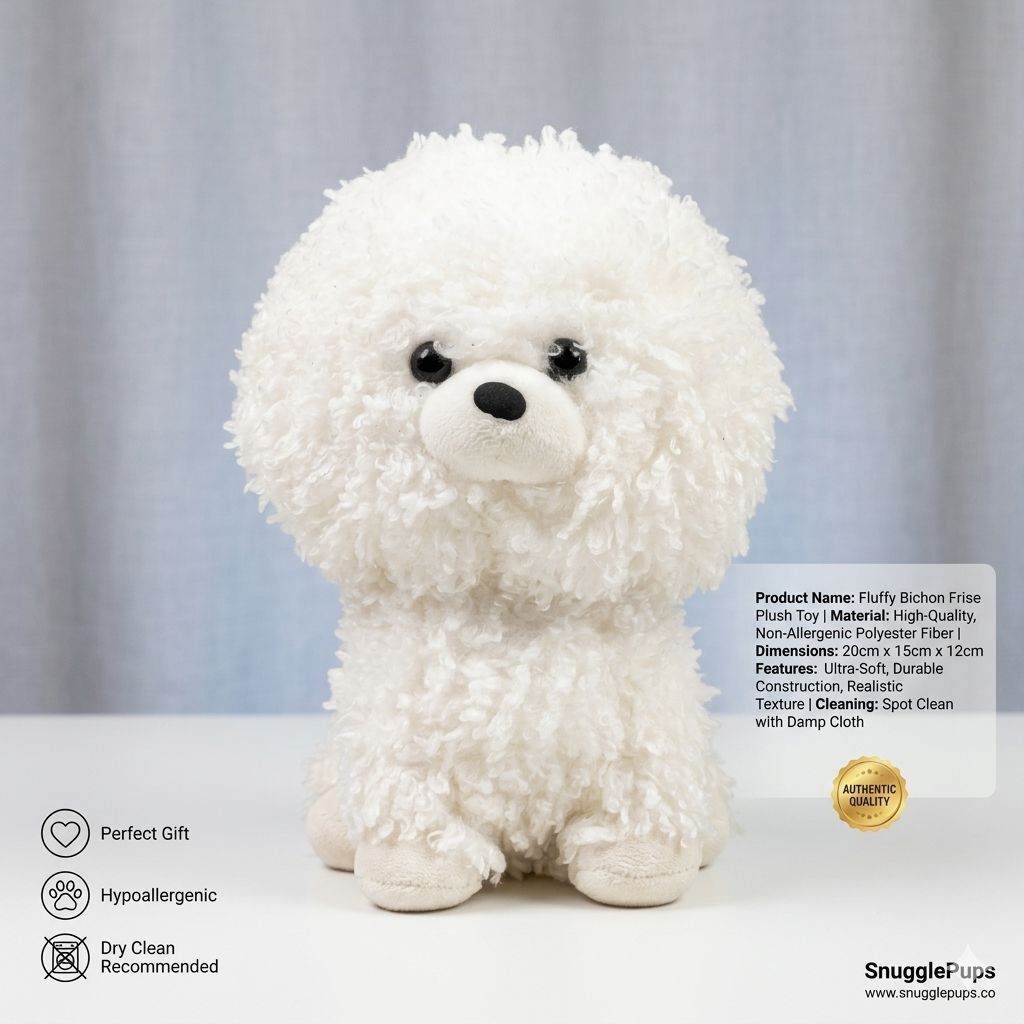 Boneka Anjing Bichon Dog