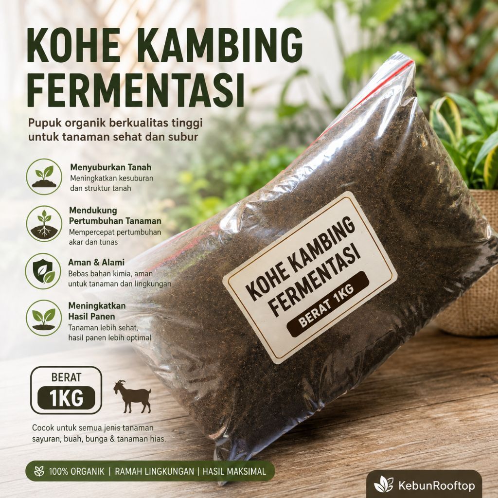 Pupuk Organik Kohe Kelelawar (guano) / pupuk kohe Kambing fermentasi