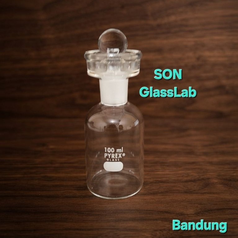 Botol Winkler Pyrex / Botol BOD Pyrex / Bottle Pyrex  ( 100 ml )