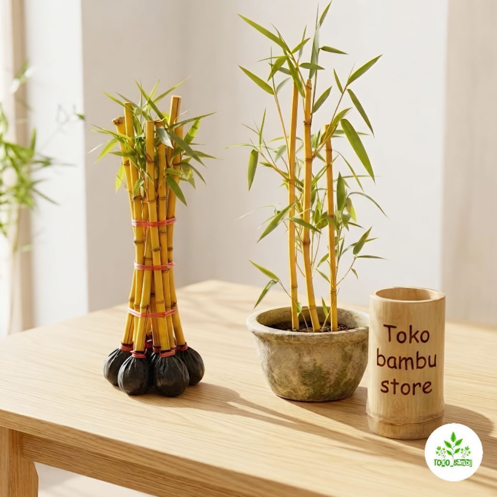 Bibit bambu kuning mini super / bibit bambu hias-az