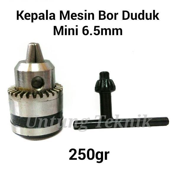 Kepala bor - Drill Chuck for Mini Bench Drill 6.5mm - Bor duduk mini