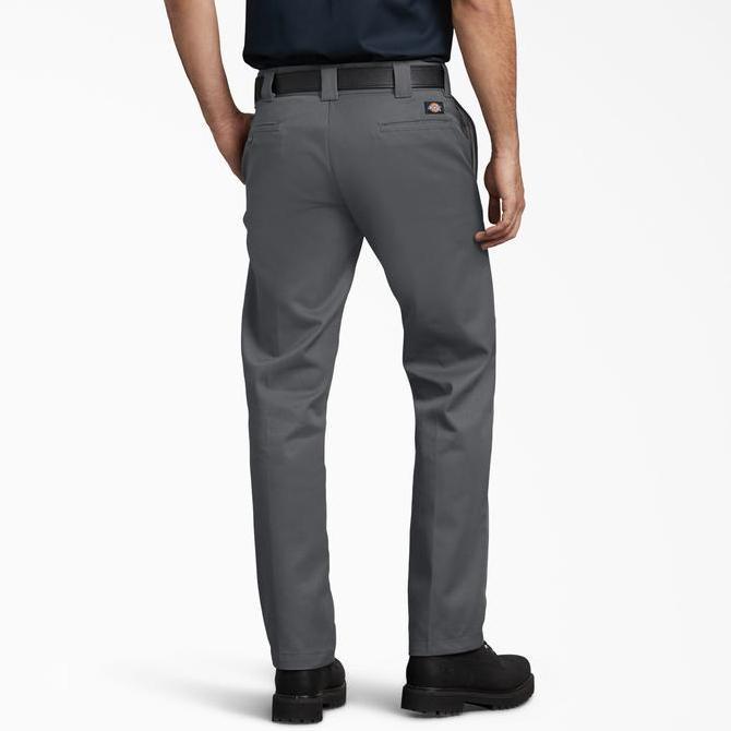 Dickies Men's 873 Slim Fit Work Pants / Charcoal Grey