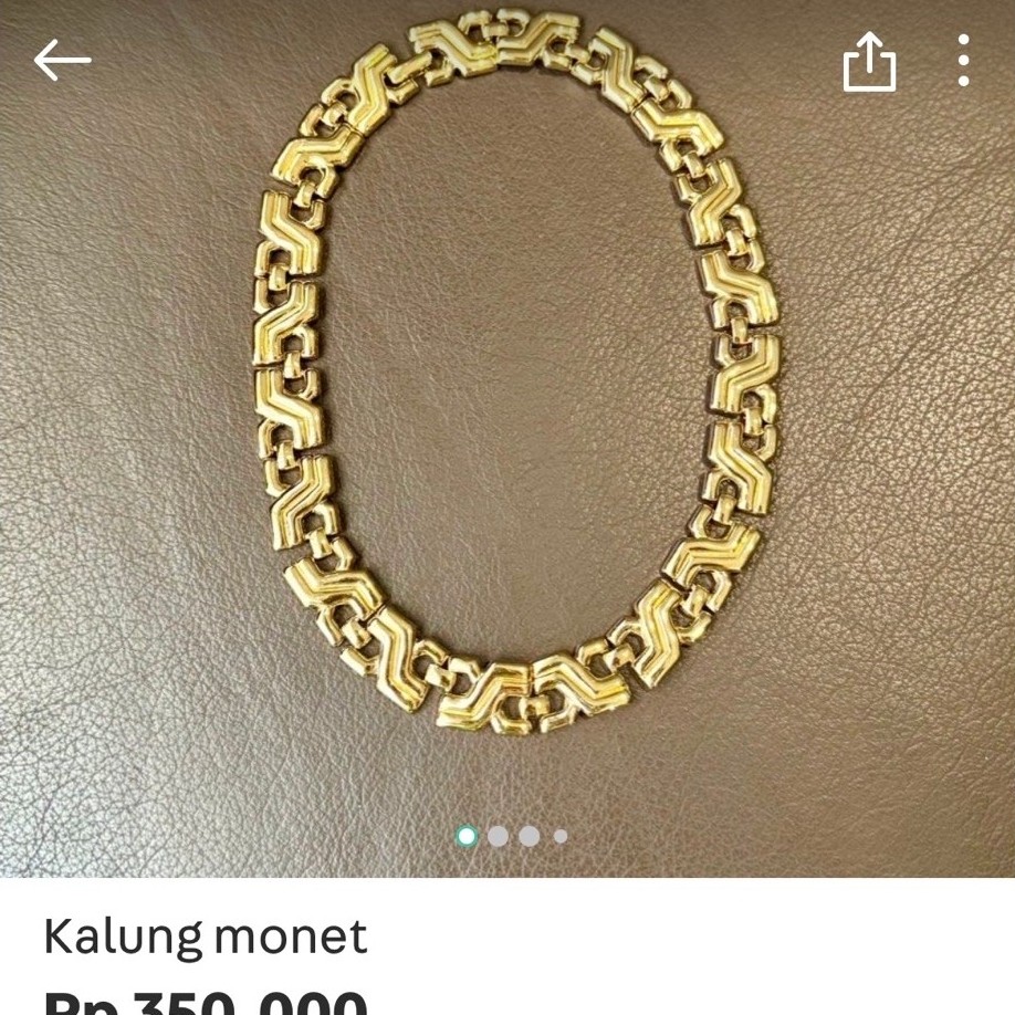 Preloved kalung monet