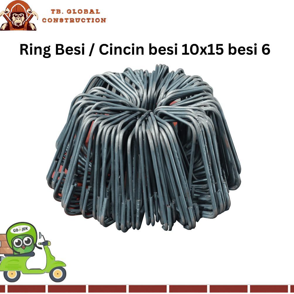 Ring Besi Ukuran 10x15 Besi 6 Cincin Besi Ukuran 10x15 Besi 6