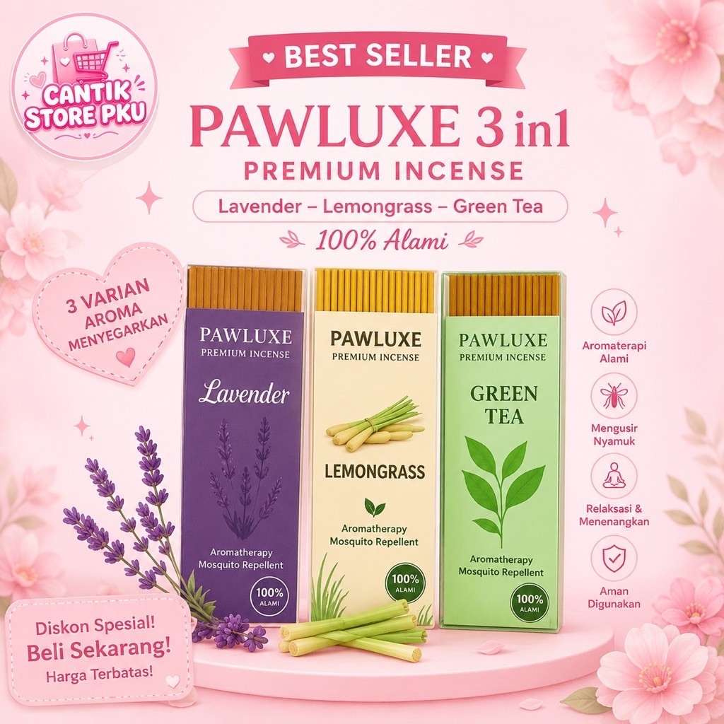 Dupa Lavender Pengusir Nyamuk / Dupa Premium Aroma Lavender / Dupa Pengharum Ruangan