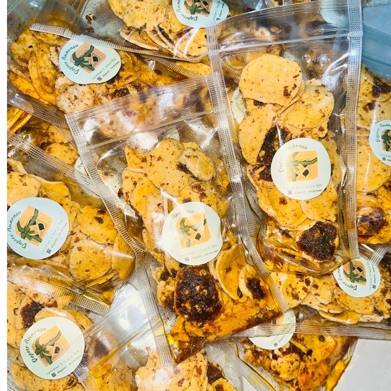 Basreng daun jeruk / basreng pedas daun jeruk basreng bulat daun jeruk basreng kencur / basreng peda