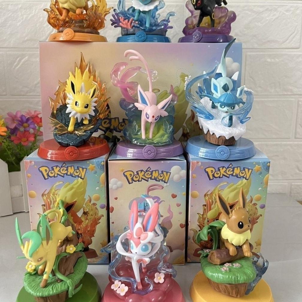 Action Figure Pokemon Go Eevee Evolution Series - Mainan Anak