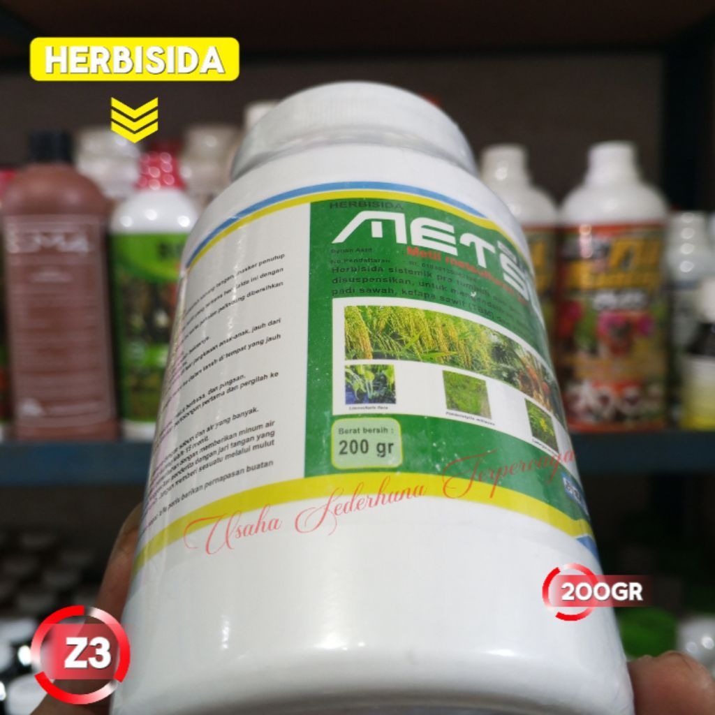 Herbisida Metsul 24WP 200gr - Efektif untuk Gulma Berdaun Lebar