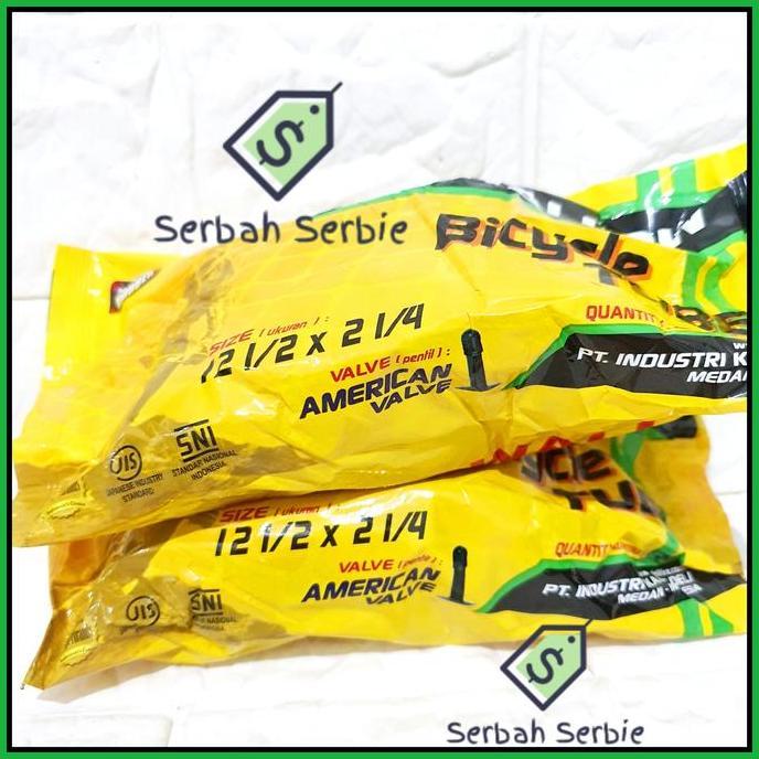 Cylceid- Ban Dalam Sepeda 12X2.125 12 1/2 X 2 1/4 12X2125 2125 2.125 Sllow