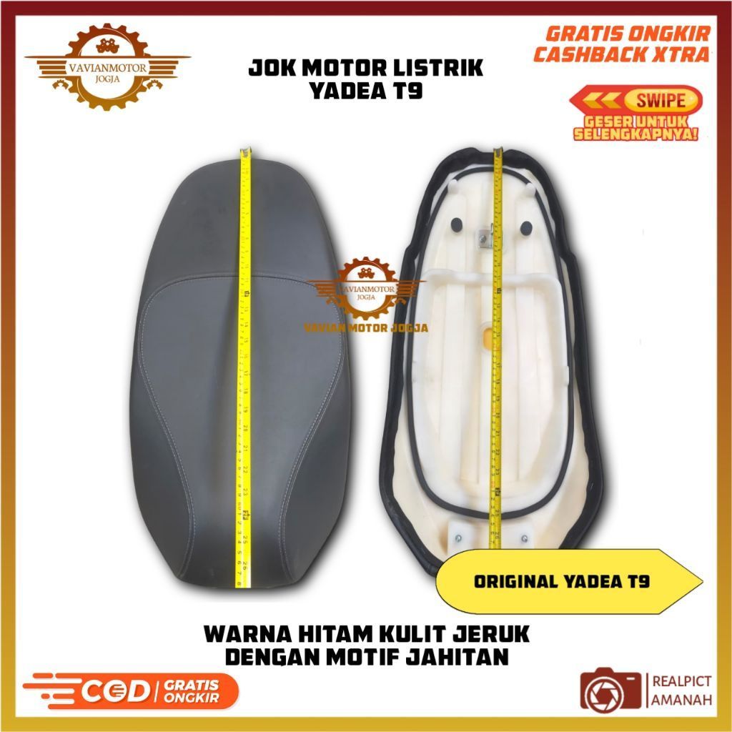Jok Motor Listrik Yadea T9 Original Yadea Murah Berkualitas