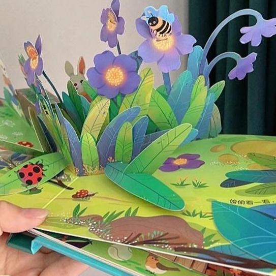Kidnedu Buku Pop Up 3D / Buku Cerita Pop Up