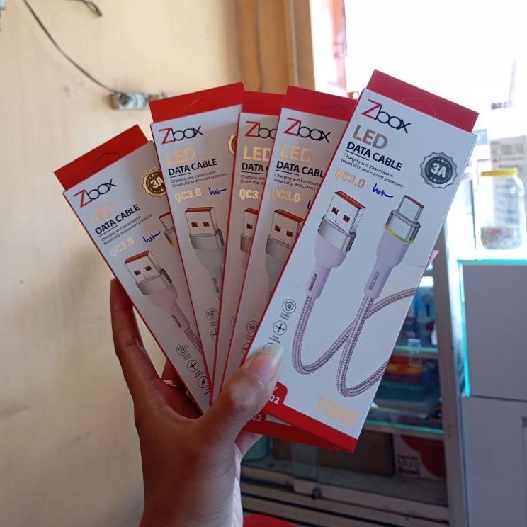 KABEL DATA TYPE C ZBOX LED